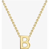 Gold Classic 9ct Yellow Gold Mini Initial B Necklace 1.19.0151