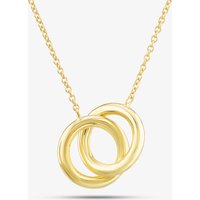 9ct Yellow Gold Interlinked Rings Necklace 1.19.6594