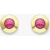 Gold Impression 9ct Yellow Gold Ruby Stud Earrings 120325147569