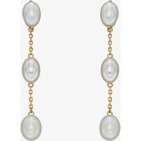 9ct Yellow Gold Freshwater Pearl Tier Dropper Earrings GE2388W