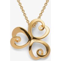 Bastian Gold Plated Heart Clover Pendant Only 12695