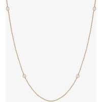Nomination Bella Rose Gold Plated White Crystal Long Necklace 146643/039