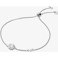 Michael Kors Sterling Silver Round Crystal Toggle Bracelet MKC1206AN040