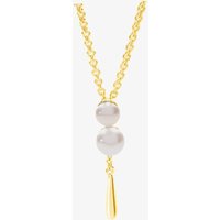 Lucy Quartermaine Gold Vermeil Royal Pearl Drop Pendant Necklace RP1G