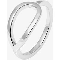 Lucy Quartermaine Silver Topaz Skinny Drip Ring PR3L Q