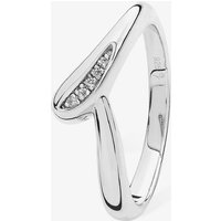 Lucy Quartermaine Silver Topaz Skinny Drip Ring SDR4N