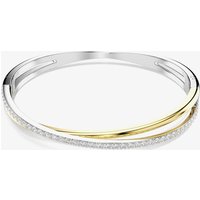 Swarovski Hyperbola Crossover Crystal Two Tone Bangle 5689720