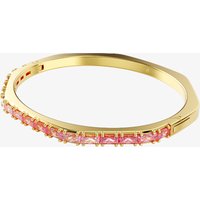 Swarovski Matrix Gold Plated Pink Crystal Bangle 5705791