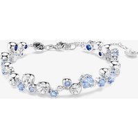 Swarovski Constella Rhodium Plated Blue and White Crystal Bracelet 5722479