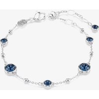 Swarovski Imber Rhodium Plated Blue Crystal Bracelet 5730679