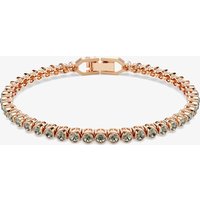 Swarovski Imber Rose Gold Tone Plated Black Crystal Tennis Bracelet 5734240