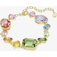Swarovski Gema Gold Tone Plated Multicoloured Crystal Bracelet 5737453 (M)
