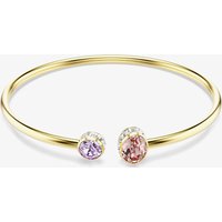 Swarovski Chroma Gold Tone Plated Mixed Cut Crystal Bangle 5738475