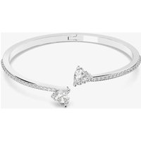 Swarovski Attract Soul White Crystal Heart Bangle 5518814 M