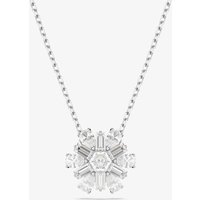 Swarovski Idyllia Rhodium Plated Crystal Snowflake Necklace 5691484