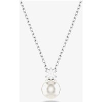Swarovski Matrix Rhodium Plated Crystal Pearl Necklace 5693897