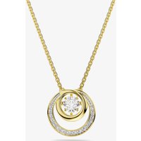 Swarovski Hyperbola Gold Tone Plated Dancing Stone Necklace 5738248