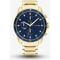 Tommy Hilfiger Mens Parker Gold Chronograph Bracelet Watch 1791834