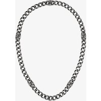 BOSS Mens Absolute Double B Black Steel Necklace 1580744