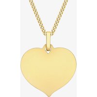 9ct Yellow Gold Polished Heart Necklace 1.68.5311