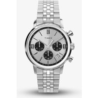 Timex Mens Marlin Chronograph Tachymeter Silver Watch TW2W10400