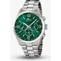 Lotus Mens Stainless Steel Green Dial Chronograph Watch L18152/F