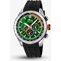 Lotus Mens Green Chronograph Rubber Strap Watch L18679/5