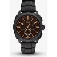 Fossil Mens Machine Black Chronograph Watch FS6097