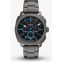 Fossil Mens Machine Grey Smoke Chronograph Watch FS6098