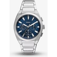 Fossil Mens Everett Blue Chronograph Dial Watch FS6104
