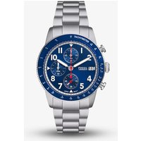 Fossil Mens Sport Tourer Chronograph Blue Dial Watch FS6047