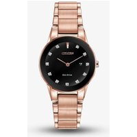 Citizen Ladies Axiom Diamond Rose Bracelet Watch GA1058-59Q