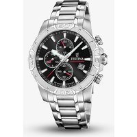 Festina Mens Timeless Chronograph Black Dial Watch F20704/3