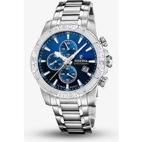 Festina Mens Timeless Chronograph Blue Dial Watch F20704/4