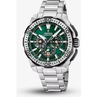 Festina Mens Chrono Bike Green Dial Chronograph Watch F20724/3