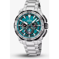 Festina Mens Chrono Bike Teal Dial Chronograph Watch F20724/6