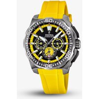 Festina Mens Chrono Bike Yellow Rubber Strap Chronograph Watch F20725/1