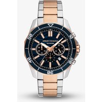 Armani Exchange Mens Spencer Two-Tone Navy Chronograph Watch AX1965