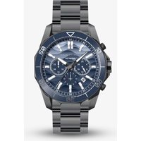 Armani Exchange Mens Spencer Gunmetal Blue Chronograph Watch AX1967