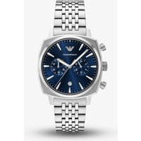 Emporio Armani Mens Carlo Blue Dial Chronograph Watch AR11688
