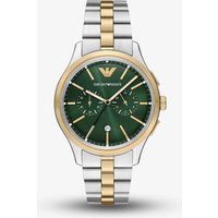 Emporio Armani Mens Dario Two Tone Chronograph Watch AR11692