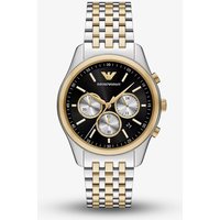 Emporio Armani Mens Antonio Two-Tone Chronograph Watch AR11713
