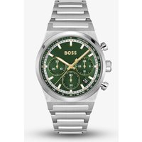 BOSS Mens Candor Green Chronograph Watch 1514220