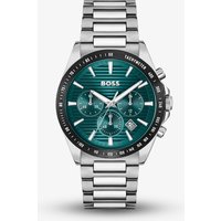 BOSS Mens Strike Green Chronograph Watch 1514241