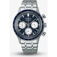 Seiko Mens Racing Sport Blue Chronograph Watch SSB477P1