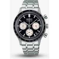 Seiko Mens Racing Sport Black Chronograph Watch SSB479P1