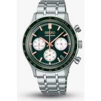 Seiko Mens Racing Sport Green Chronograph Watch SSB481P1