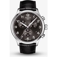 Tissot Mens T-Sport Chrono XL Classic Black Leather Strap Watch T116.617.16.057.00
