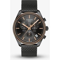 Tissot Mens PR 100 Chronograph Gun Metal and Rose PVD Watch T101.417.23.061.00