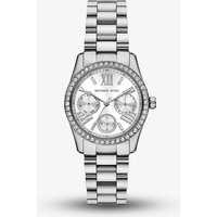 Michael Kors Ladies Lexington Silver Chronograph Watch MK4979